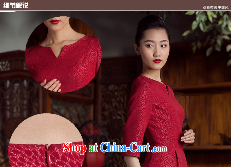 Summer Princess new listing stylish improved cheongsam short dresses, cheongsam dress red 5 XL pictures, price, brand platters! Elections are good character, the national distribution, so why buy now enjoy more preferential! Health