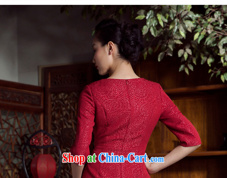 Summer Princess new listing stylish improved cheongsam short dresses, cheongsam dress red 5 XL pictures, price, brand platters! Elections are good character, the national distribution, so why buy now enjoy more preferential! Health