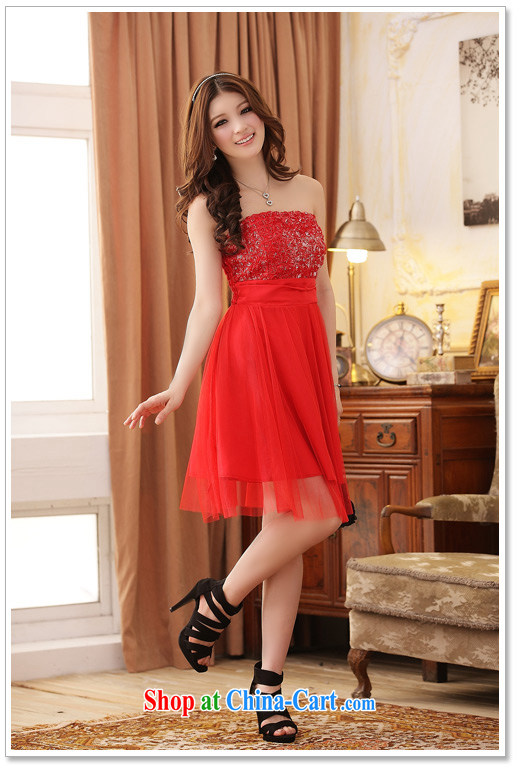 JK 2. YY summer short bridesmaid dresses the bride wedding toast Dinner served with hanging dresses girls XL red XL recommendations 130 Jack left and right pictures, price, brand platters! Elections are good character, the national distribution, so why buy now enjoy more preferential! Health