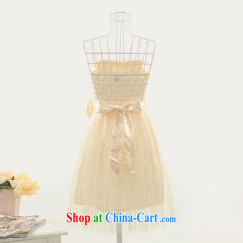 JK 2. YY summer delicate Princess wrapped chest small dress bridesmaid dress sister serving evening dress XL chest bare dresses white XL 135 recommendations about Jack, JK 2. YY, shopping on the Internet