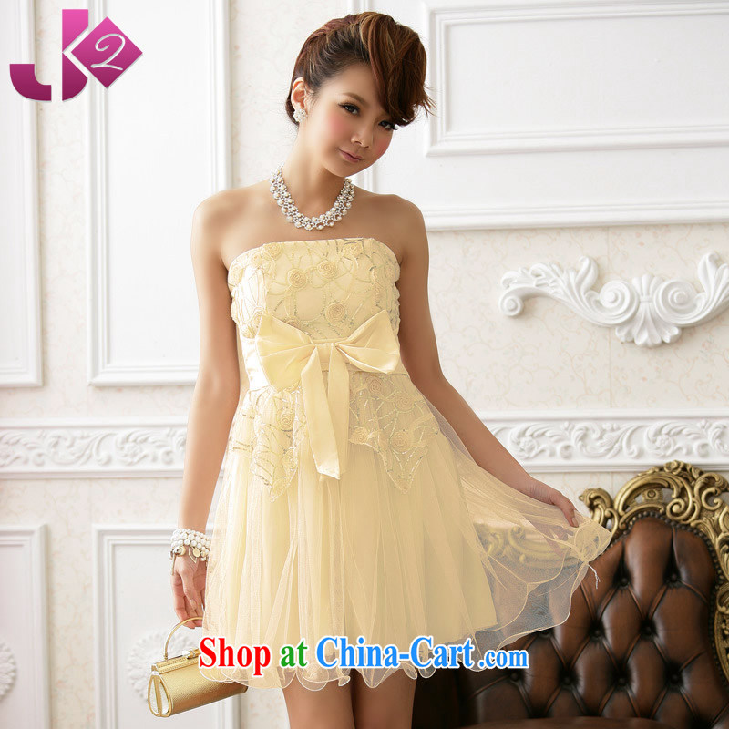 JK 2. YY summer bridesmaid dresses small short Evening Dress wiped his chest-yi skirt annual ceremony presided over skirt dress new, code and code white 2XL 155 recommendations about Jack, JK 2. YY, shopping on the Internet