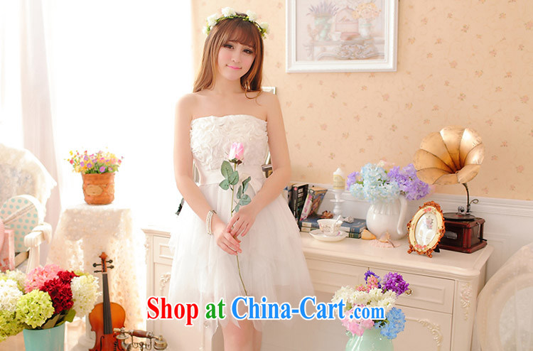 Addis Ababa honey, new, three-dimensional Princess Snow Flower woven bow tie bows clothing dress chest bare dress evening dress dress dress Princess sister replace white pictures, price, brand platters! Elections are good character, the national distribution, so why buy now enjoy more preferential! Health