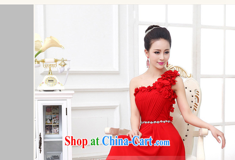 Early definition wedding dresses new 2015 single shoulder flowers red toast serving sweet and stylish bridal wedding dress red S pictures, price, brand platters! Elections are good character, the national distribution, so why buy now enjoy more preferential! Health