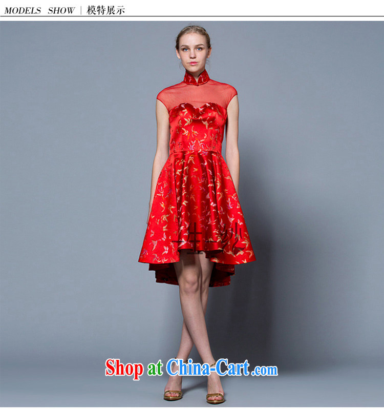 A yarn wedding dresses 2015 new bag shoulder cultivating Chinese qipao bridal toast serving red 40221048 red XXL code 20 days pre-sale pictures, price, brand platters! Elections are good character, the national distribution, so why buy now enjoy more preferential! Health