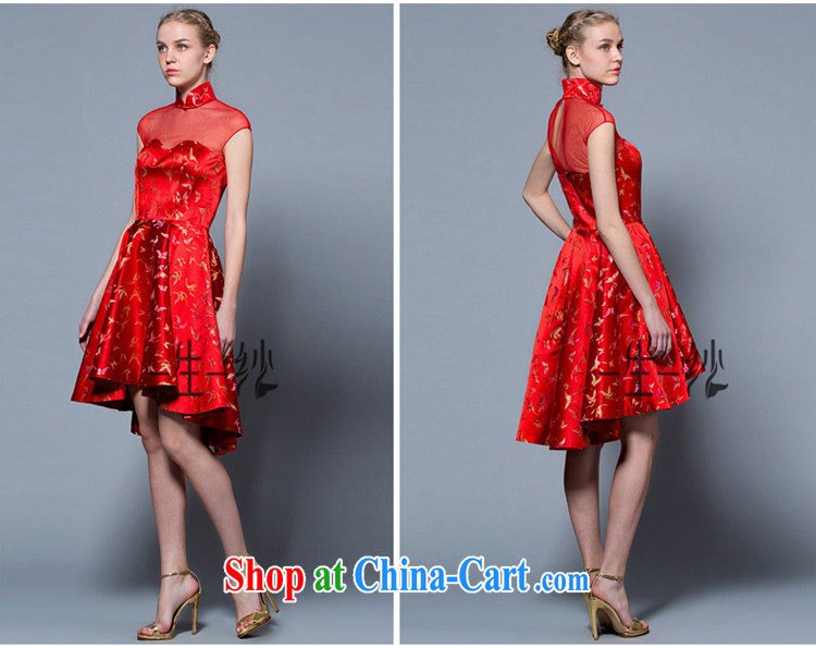 A yarn wedding dresses 2015 new bag shoulder cultivating Chinese qipao bridal toast serving red 40221048 red XXL code 20 days pre-sale pictures, price, brand platters! Elections are good character, the national distribution, so why buy now enjoy more preferential! Health