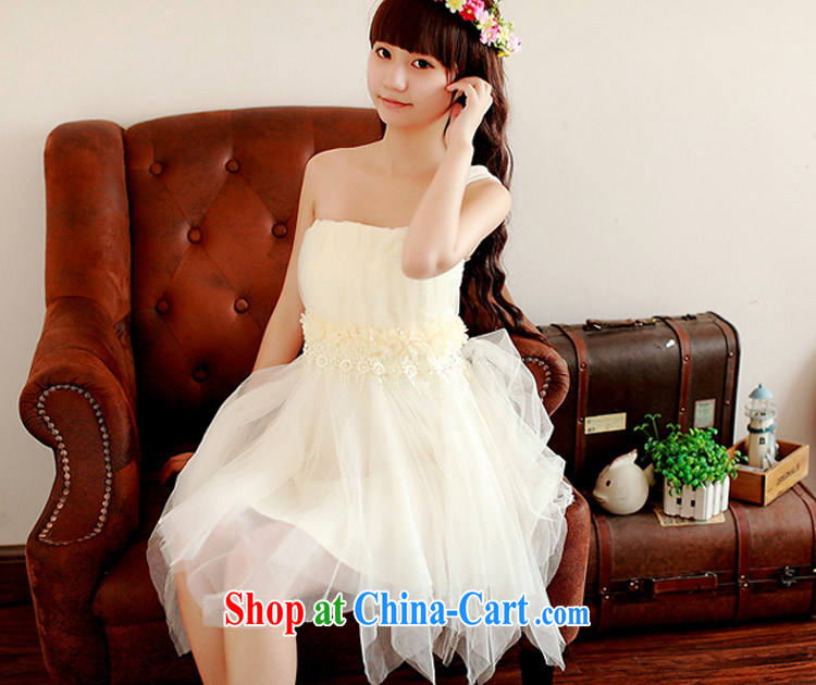 Addis Ababa honey new single shoulder the shoulder flowers erase chest dress dress bridesmaid dress dress dress uniform toast wedding dresses bridesmaid clothing bridesmaid dress short, beige, code pictures, price, brand platters! Elections are good character, the national distribution, so why buy now enjoy more preferential! Health
