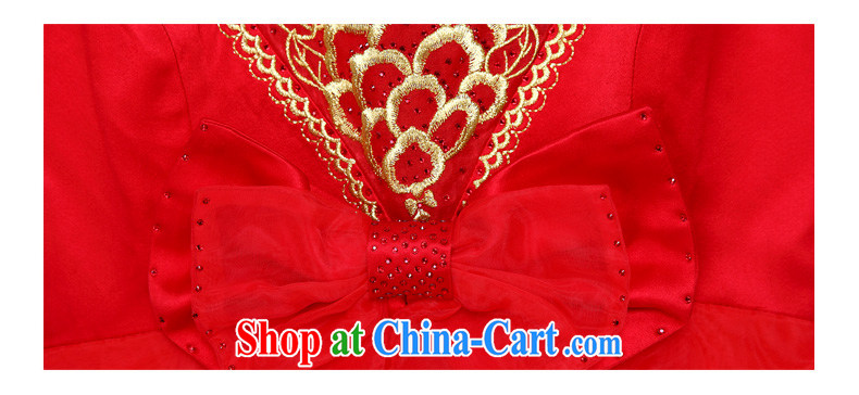 Wood is really the 2015 new embroidered Korean bridal dresses Chinese toast wedding service serving winter cheongsam dress 21,931 05 red XXL pictures, price, brand platters! Elections are good character, the national distribution, so why buy now enjoy more preferential! Health