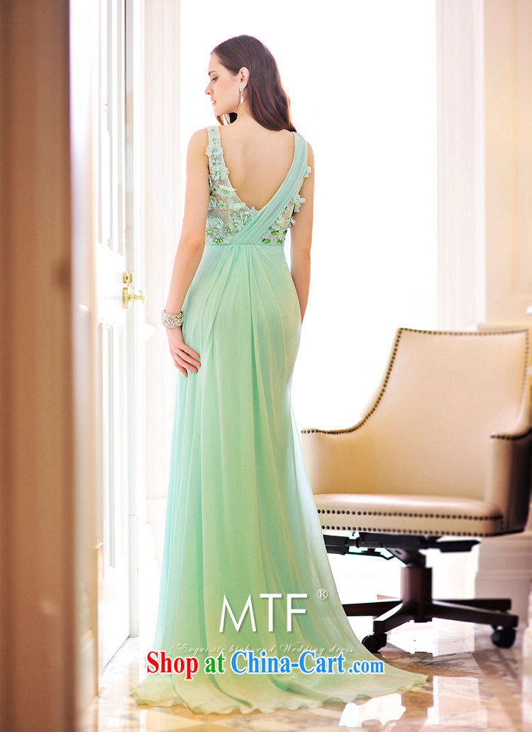 Garden 2015 new drape dress uniform toast V for long bridal wedding dress L 21,499 green tailored pictures, price, brand platters! Elections are good character, the national distribution, so why buy now enjoy more preferential! Health