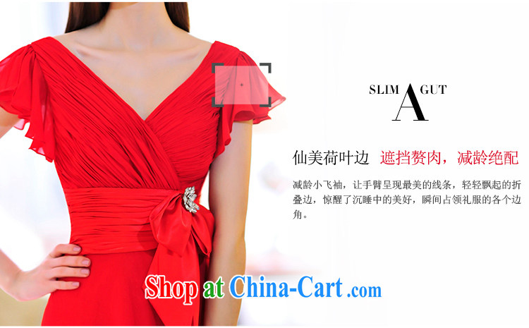 full court-fang MTF 2015 spring and summer new, red, V collar bridal wedding dresses flying cuff toast L serving 21,478 red tailored pictures, price, brand platters! Elections are good character, the national distribution, so why buy now enjoy more preferential! Health