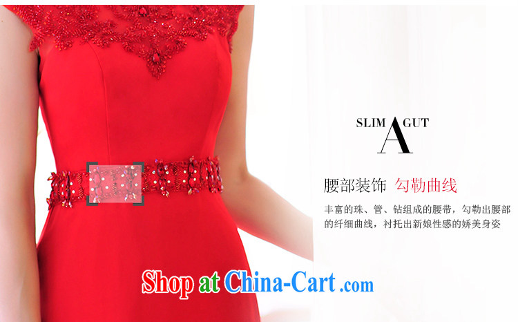 Garden 2015 new bride toast wedding dress round-collar package shoulder small tail red dress L 21,489 red tailored pictures, price, brand platters! Elections are good character, the national distribution, so why buy now enjoy more preferential! Health