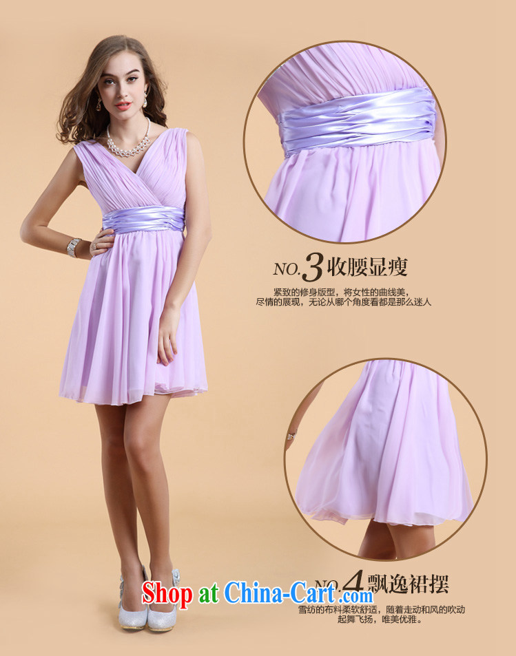 LED color bridesmaid dress short, 2014, snow-woven bridesmaid dress small dress Deep V collar bows dress apricot XL pictures, price, brand platters! Elections are good character, the national distribution, so why buy now enjoy more preferential! Health