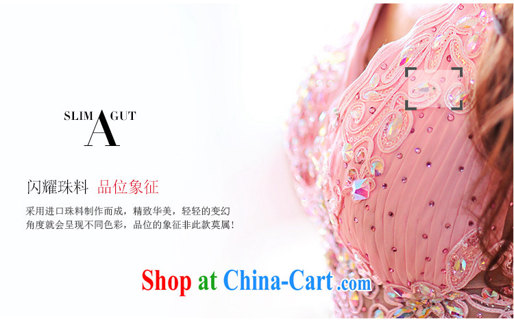 Garden MTF spring 2015 new drape bridal wedding dresses V for snow woven lace wedding toast serving light pink tailored pictures, price, brand platters! Elections are good character, the national distribution, so why buy now enjoy more preferential! Health