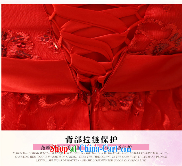 The angels, according to 2015 spring and summer new bride wiped his chest lace red toast serving small dress dress Evening Dress short, pregnant women, the women 618 special red XXL pictures, price, brand platters! Elections are good character, the national distribution, so why buy now enjoy more preferential! Health