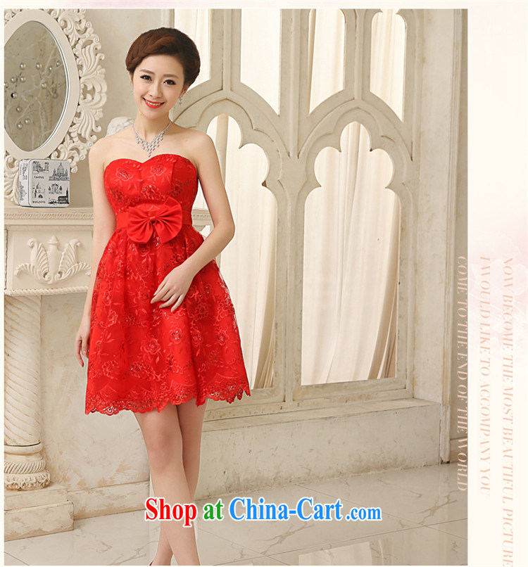 The angels, according to 2015 spring and summer new bride wiped his chest lace red toast serving small dress dress Evening Dress short, pregnant women, the women 618 special red XXL pictures, price, brand platters! Elections are good character, the national distribution, so why buy now enjoy more preferential! Health