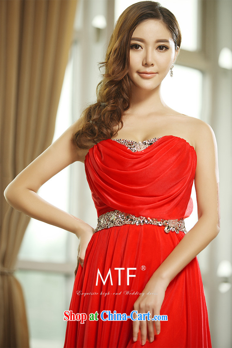2015 new erase chest red dress bridal toast serving evening dress evening dress bridesmaid dress L 0392 red tailored pictures, price, brand platters! Elections are good character, the national distribution, so why buy now enjoy more preferential! Health