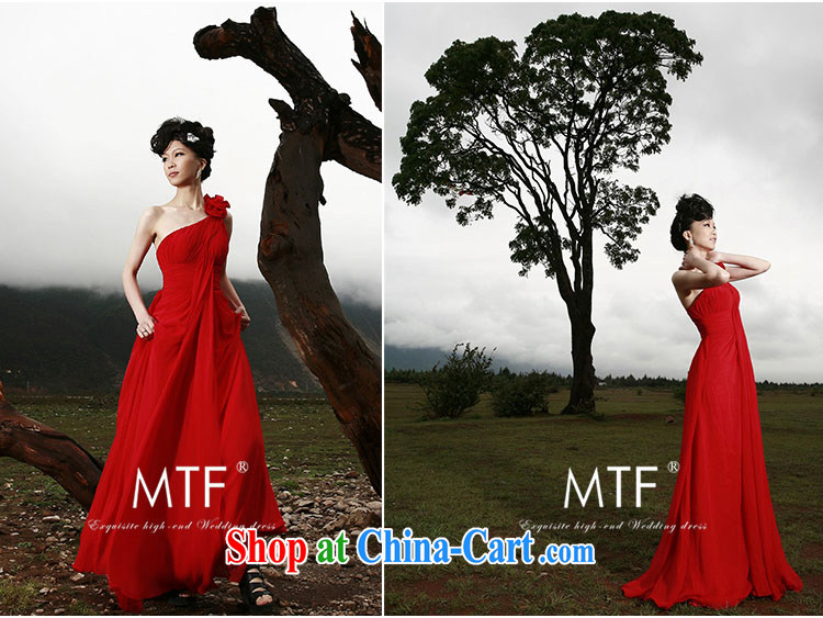 2015 new Korean long red wedding dresses, shoulder Princess bride video height bows dress 919 deep red tailored pictures, price, brand platters! Elections are good character, the national distribution, so why buy now enjoy more preferential! Health