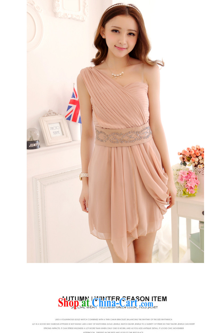 Zhe, wardrobe 2015 summer new dress dresses bridesmaid bride is shoulder short X 3913 bare pink pictures, price, brand platters! Elections are good character, the national distribution, so why buy now enjoy more preferential! Health