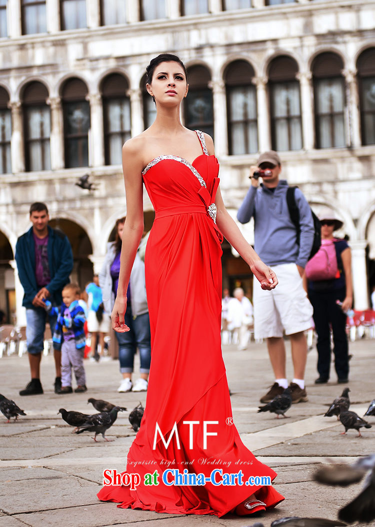 2015 new Garden MTF Venice real-time Shoot Single shoulder bare chest bridal sweet waist in marriage wedding dresses L 21,451 red tailored pictures, price, brand platters! Elections are good character, the national distribution, so why buy now enjoy more preferential! Health