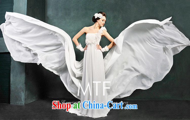 2015 new garden/MTF Korean single shoulder flowers wedding dresses Princess tie with dress H 209 red 50CM tail tailored pictures, price, brand platters! Elections are good character, the national distribution, so why buy now enjoy more preferential! Health
