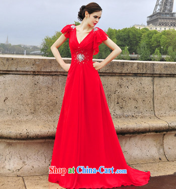 2015 new wedding dresses stunning V LED flash drill the waist graphics thin wedding banquet toast L Service 3003 red 30CM tail tailored pictures, price, brand platters! Elections are good character, the national distribution, so why buy now enjoy more preferential! Health
