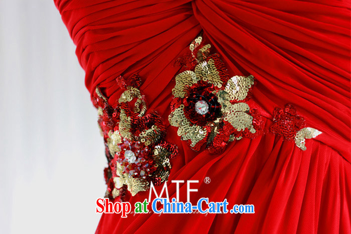 2015 new Korean wedding dresses the shoulder Red Beauty tie wedding dress uniform toast L 951 red tailored pictures, price, brand platters! Elections are good character, the national distribution, so why buy now enjoy more preferential! Health