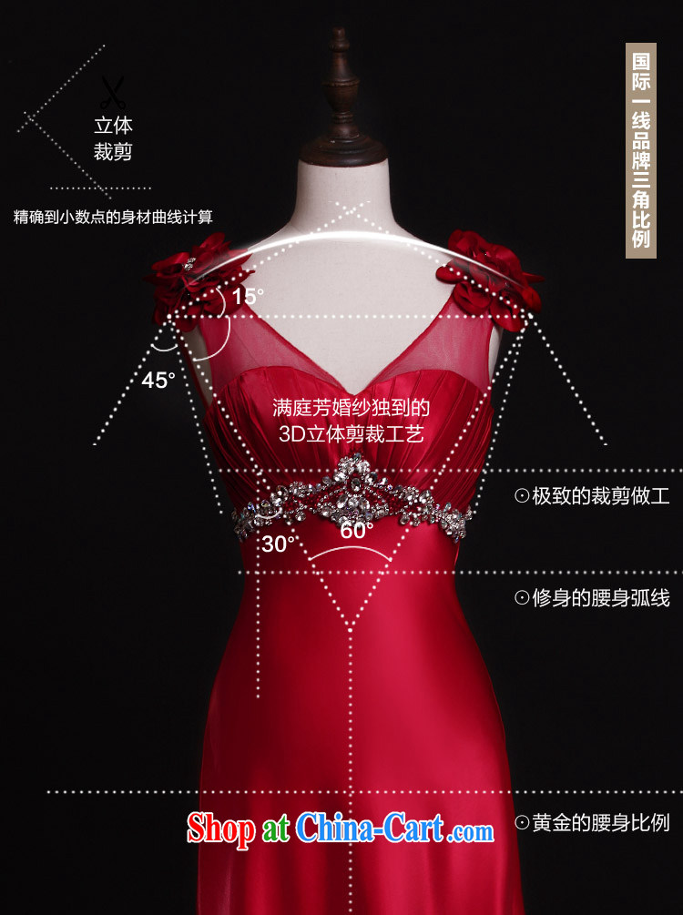 Garden 2015 new dress L 21,421 shoulder strap lace wiped his chest long bridal toast clothing dress Red Red Tail 15 CM tailored pictures, price, brand platters! Elections are good character, the national distribution, so why buy now enjoy more preferential! Health