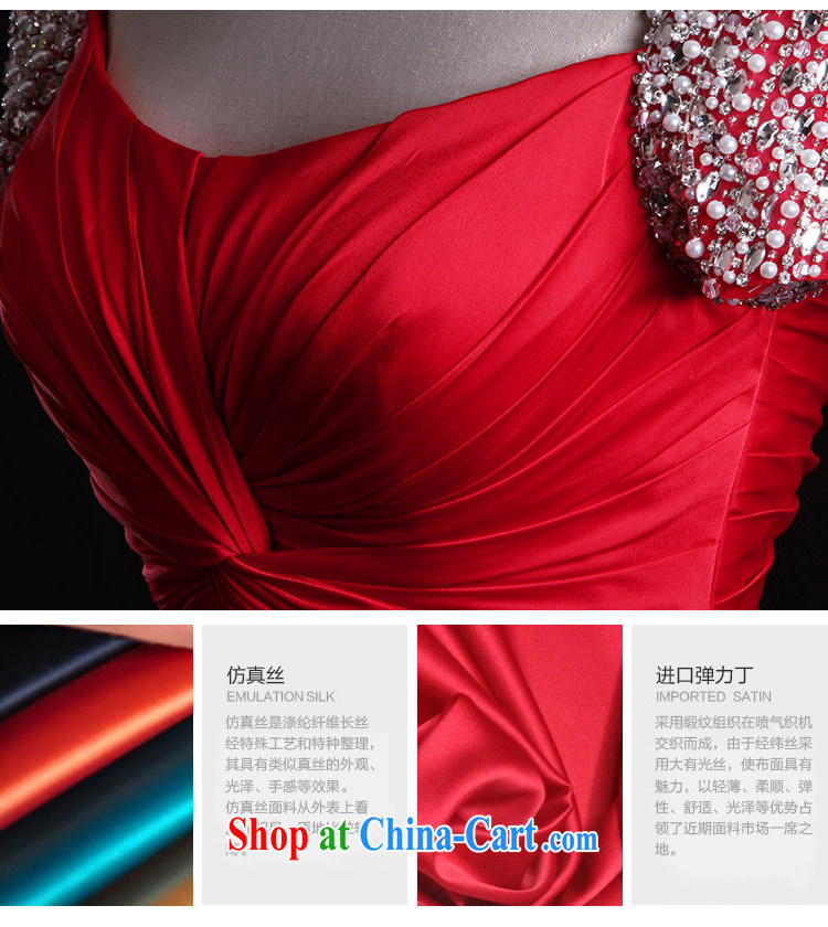 Garden 2015 new wedding dresses bridal toast Service Pack shoulder strap cuff long red evening dress L 21,419 red tailored pictures, price, brand platters! Elections are good character, the national distribution, so why buy now enjoy more preferential! Health