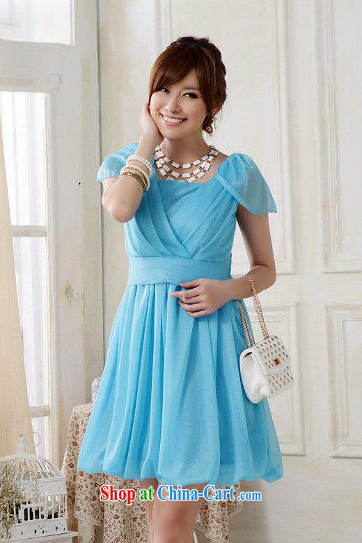 JK 2. YY Korean style sister skirt V receipts back light shoulder bridesmaid dress lanterns with dress dresses J 9906 champagne color XXXL pictures, price, brand platters! Elections are good character, the national distribution, so why buy now enjoy more preferential! Health