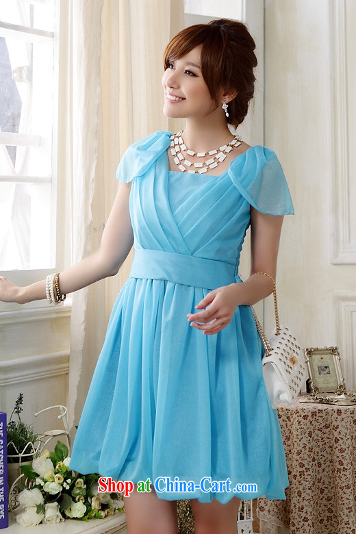 JK 2. YY Korean style sister skirt V receipts back light shoulder bridesmaid dress lanterns with dress dresses J 9906 champagne color XXXL pictures, price, brand platters! Elections are good character, the national distribution, so why buy now enjoy more preferential! Health
