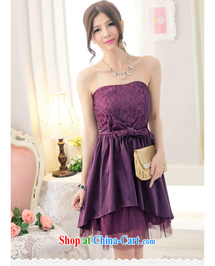 The glued lace the butterfly netting yarn small dress 2015 Korean short wedding banquet bridesmaid toast sister the evening dress dress 5244 black XL code pictures, price, brand platters! Elections are good character, the national distribution, so why buy now enjoy more preferential! Health