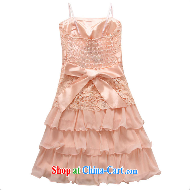 JK 2. YY 2015 sweet Princess lace spell snow woven strap dress cake dress Princess dress evening dress sister clothing dress bridesmaid clothing pink 3XL 160 recommendations about Jack, JK 2. YY, shopping on the Internet