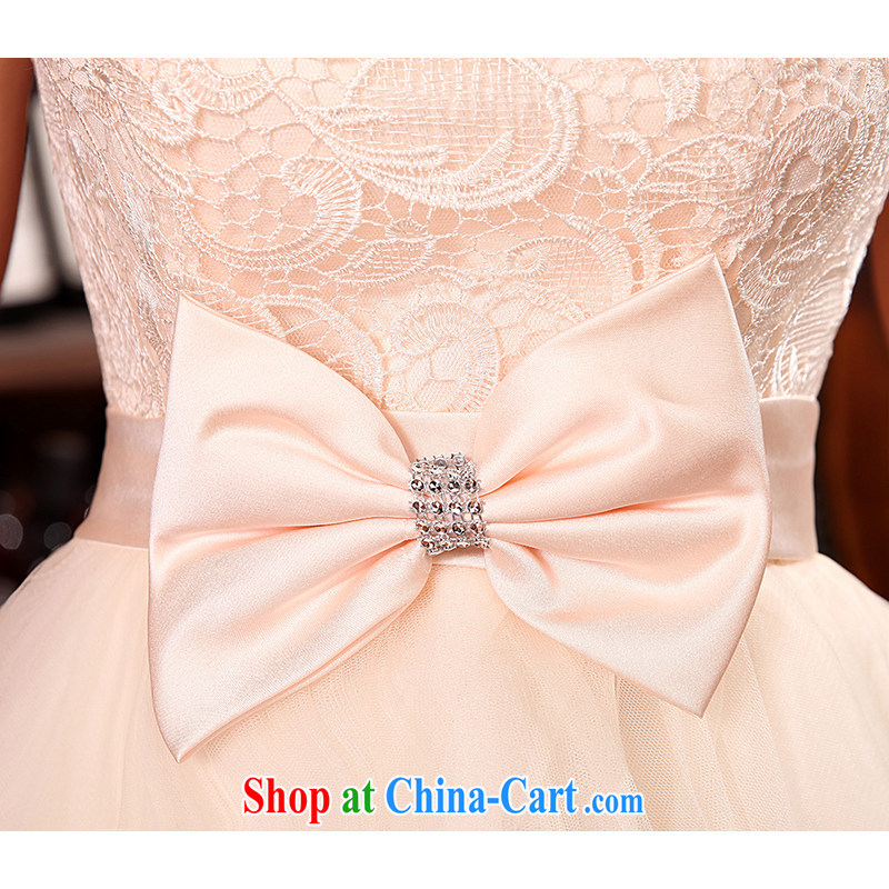 The United States, wedding dresses 2015 new bride Korean version package shoulder bows Service Performance Service Binding with red L 0026 light champagne L 0027 light champagne color XXL, AIDS, and the United States (Imeinuo), online shopping