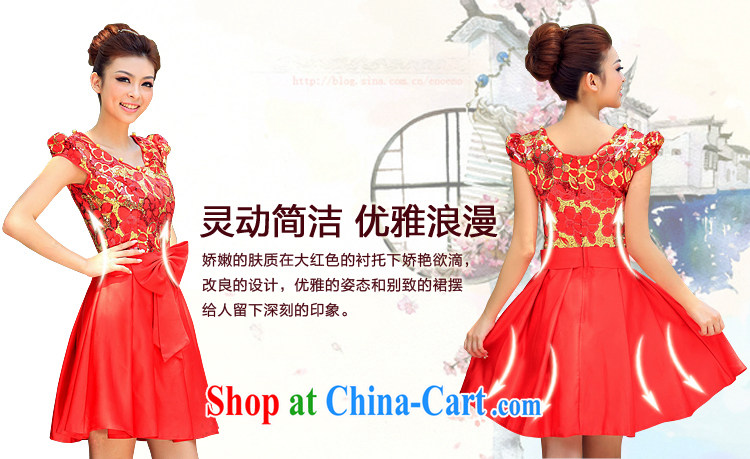 The marriages, short little dress uniform toast 2015 new bridesmaid dress uniforms 293 red L pictures, price, brand platters! Elections are good character, the national distribution, so why buy now enjoy more preferential! Health