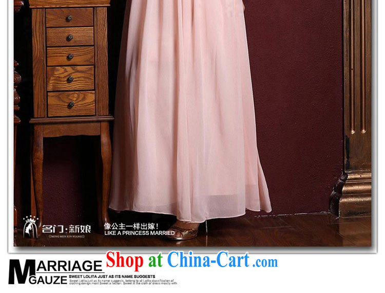 The bride's wedding dresses 2015 new dress uniform toast bridesmaid long, elegant evening dress 332 pink L pictures, price, brand platters! Elections are good character, the national distribution, so why buy now enjoy more preferential! Health