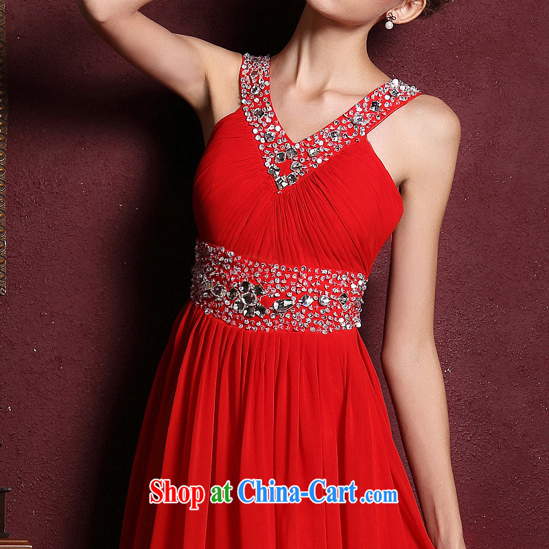 The bride's wedding dresses red long-must also dress wedding dress toast serving 884 red L, the bride, shopping on the Internet