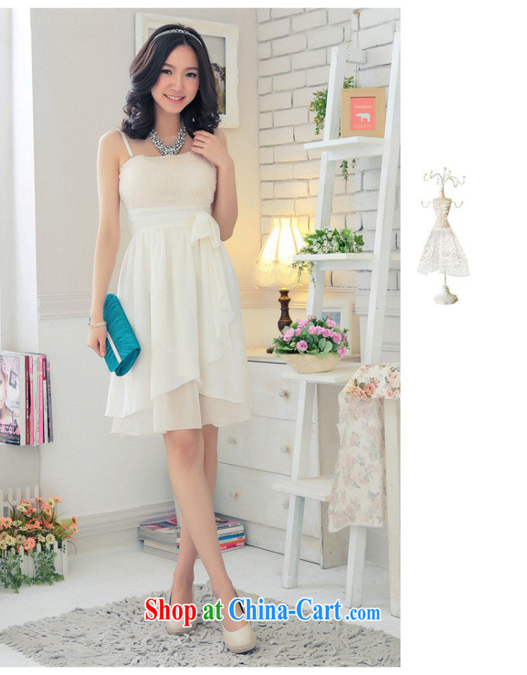The heartrending wrapped chest snow woven small dress 2015 Korean version of the new, shorter, marriage banquet bridesmaid sister with programming spend the strap dresses 5279 apricot XL code pictures, price, brand platters! Elections are good character, the national distribution, so why buy now enjoy more preferential! Health