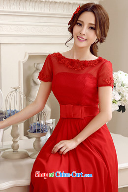 Dream of the day wedding dresses 2015 New Red wedding toast Service Bridal lace cuff, short-sleeve wedding dress 368 in red cuff, tailored pictures, price, brand platters! Elections are good character, the national distribution, so why buy now enjoy more preferential! Health