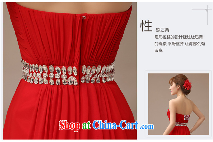 Dirty comics 2015 New Red bows dress Banquet hosted dress Korean Beauty graphics thin large, high-waist pregnant bride toast serving red XL pictures, price, brand platters! Elections are good character, the national distribution, so why buy now enjoy more preferential! Health