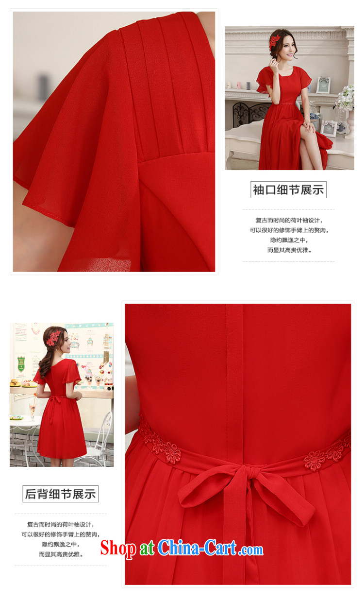Dream of the day wedding dresses summer 2015 new Korean version elegant dresses night bridal toast serving 360 red long XXL 2.3 feet waist pictures, price, brand platters! Elections are good character, the national distribution, so why buy now enjoy more preferential! Health