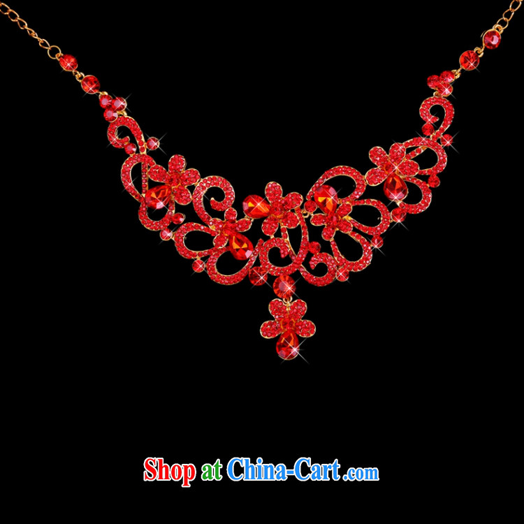 Yong-yan and 2015 new jewelry Kit Crown necklace earrings red pictures, price, brand platters! Elections are good character, the national distribution, so why buy now enjoy more preferential! Health
