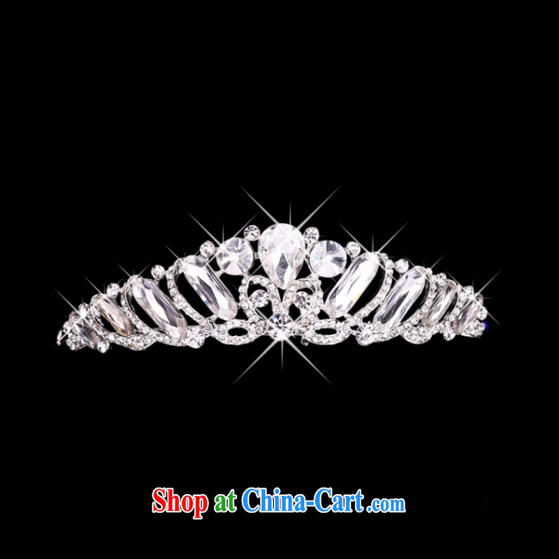 Yong-yan and 2015 new, fine jewelry Kit Crown necklace earrings water drill white, Yong Yan good offices, shopping on the Internet