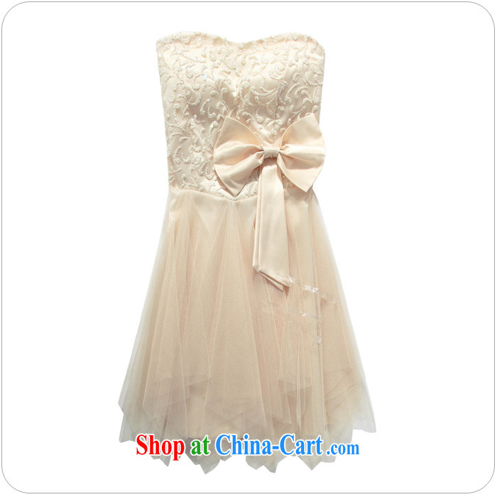 JK 2. YY new female Korean bowtie ironing spending rules are wiped chest dresses bridesmaid dress small dress XL dresses with small, black size of weight for height are the advisory service pictures, price, brand platters! Elections are good character, the national distribution, so why buy now enjoy more preferential! Health
