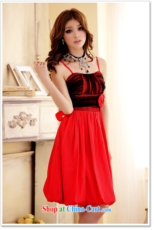 JK 2. YY Korean version of Yuan sweet-kidney lantern gown Princess van strap dresses red XXL pictures, price, brand platters! Elections are good character, the national distribution, so why buy now enjoy more preferential! Health