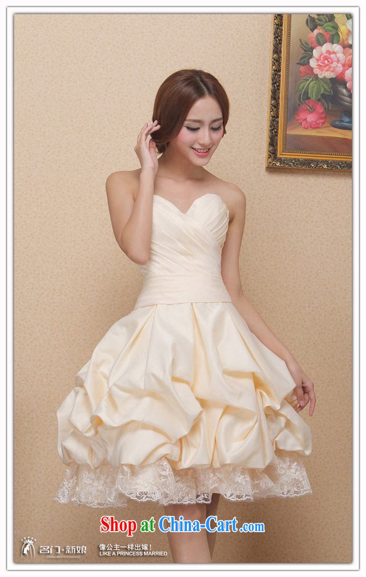 The bride's 2015 new small dress bridesmaid dress Princess shaggy dress uniform toast 122 L pictures, price, brand platters! Elections are good character, the national distribution, so why buy now enjoy more preferential! Health