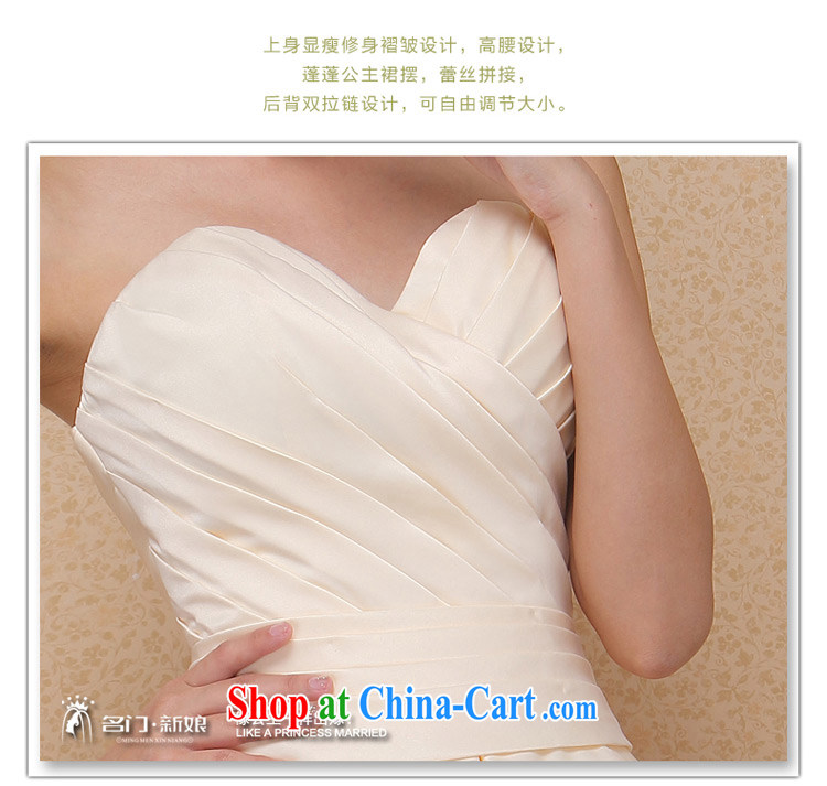 The bride's 2015 new small dress bridesmaid dress Princess shaggy dress uniform toast 122 L pictures, price, brand platters! Elections are good character, the national distribution, so why buy now enjoy more preferential! Health