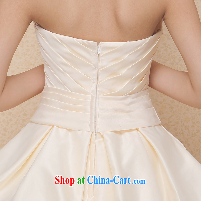 The bride's 2015 new small dress bridesmaid dress Princess shaggy dress uniform toast L 122, a bride, shopping on the Internet