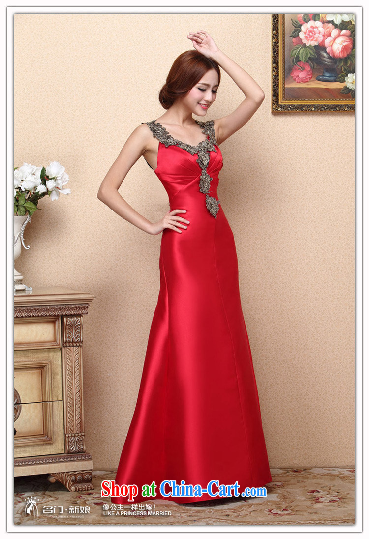 The bride's 2015 New Red bows dress is also dress crowsfoot graphics thin retro 664 L pictures, price, brand platters! Elections are good character, the national distribution, so why buy now enjoy more preferential! Health