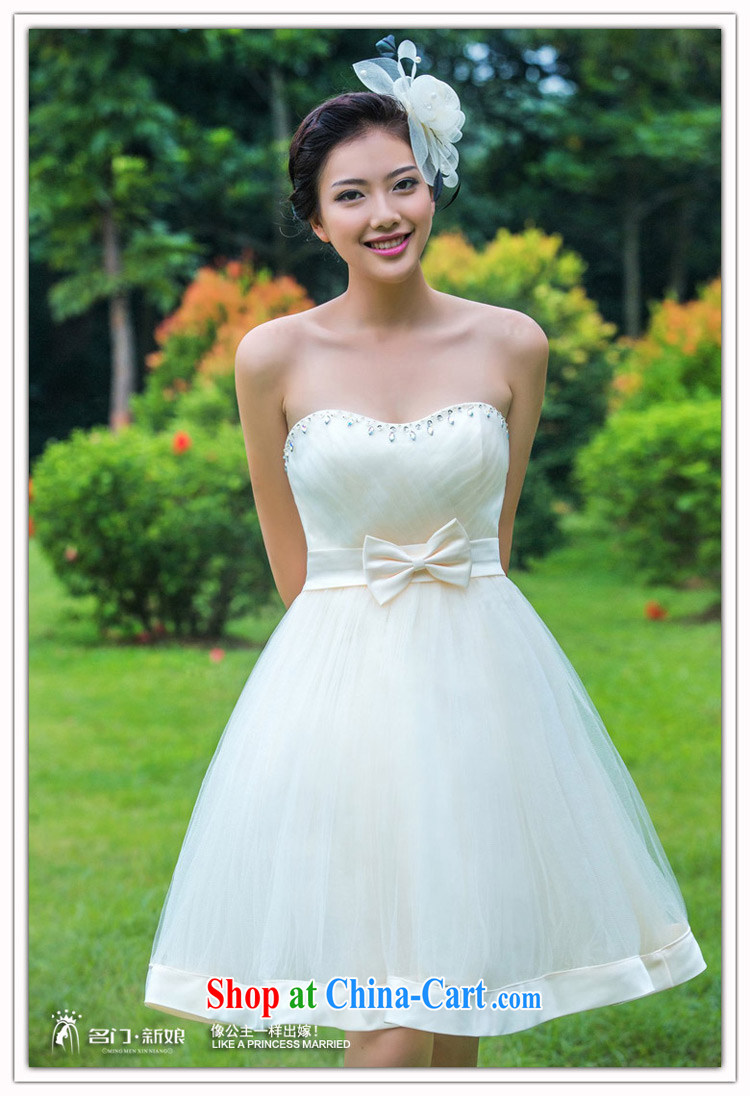 The bride's 2015 new bridal gown sweet bridesmaid dress Princess small dress 336 L pictures, price, brand platters! Elections are good character, the national distribution, so why buy now enjoy more preferential! Health