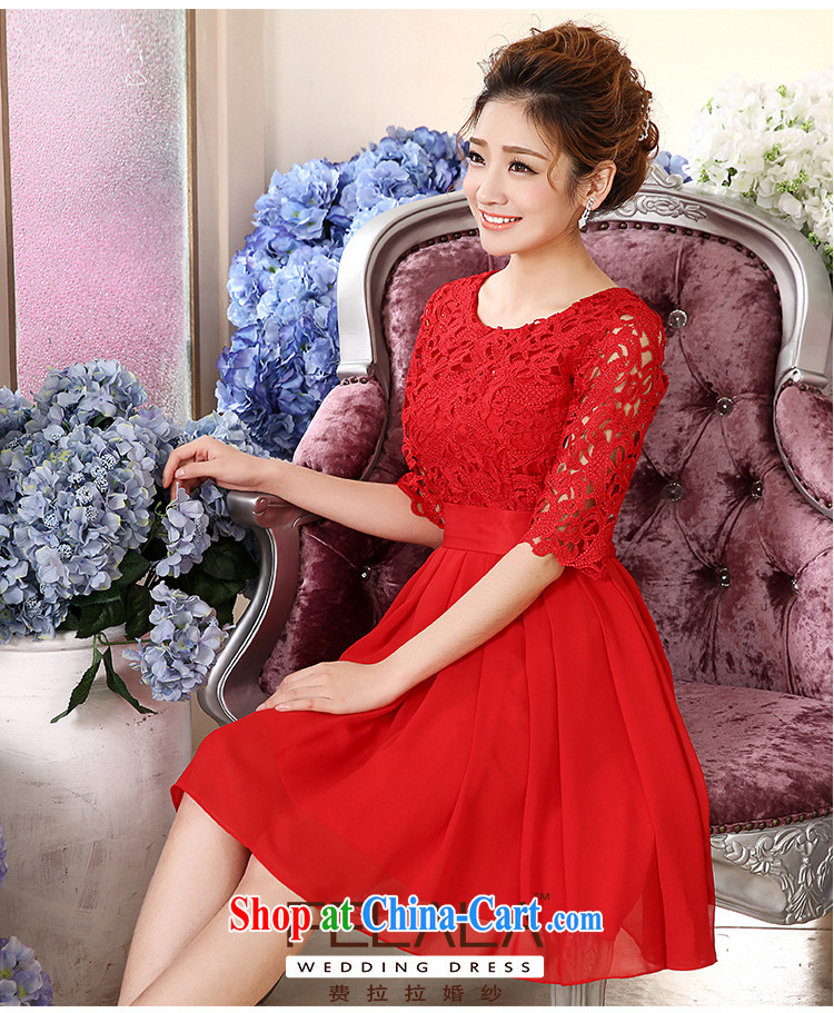Ferrara ♀ 2015 new wedding dresses red cheongsam dress short, large, marriages served toast summer short-sleeved Short M Suzhou shipping pictures, price, brand platters! Elections are good character, the national distribution, so why buy now enjoy more preferential! Health