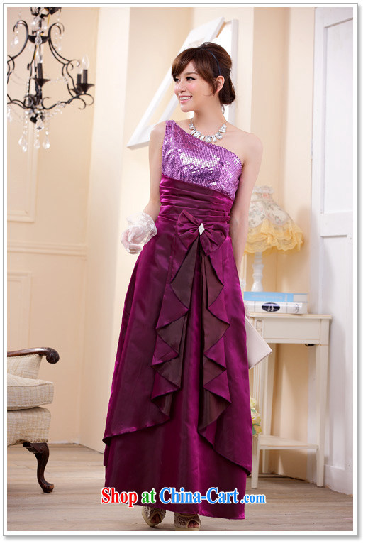 JK 2. YY stylish long dinners moderator dress single shoulder larger dresses purple XXL pictures, price, brand platters! Elections are good character, the national distribution, so why buy now enjoy more preferential! Health